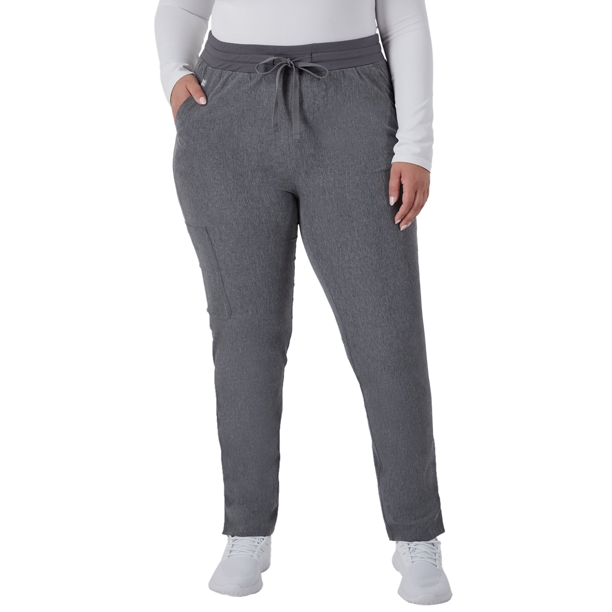 Hanes Women's Scrubs Drawstring Scrub Pants, Straight Leg, Comfort Fit, Pockets, Sizes XS-3XL