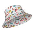 thumbnail image 2 of Kdxio Reflective Bucket Hat - Dinosaur Print Bucket Hat for Men,Women, 2 of 9