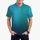thumbnail image 1 of Balery Blue to turquoise Camisa Polo de Hombre con Estampado, de Manga Corta y Tejido Medio, Camisa Tipo Golf Polo-XX-Large, 1 of 6