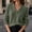 Army Green, variant on Women's Sailor Collar Sweater V Neck Long Sleeve Loose Fit Knit Pullover Casual Soft Jumper Tops Wine
