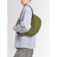 thumbnail image 2 of AoDai Leisure crossbody bag - A lightweight, pleated fabric shoulder bag for daily use. Large capacity underarm bag for regular outings., 2 of 6
