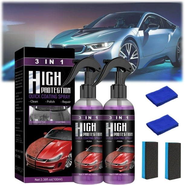 Spray de Recubrimiento de alta protección 3 en 1 XINYU para Coches 2 piezas