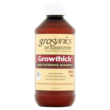 Groganics™ DHT Blocker System® Growthick™ Hair Fattening Shampoo 8 fl. oz.