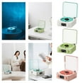thumbnail image 4 of MesaSe The Waves Vinyl Player Waves Vintage Vinyl Record Player Bluetooth Speaker with Adjustable Ambient Lights 4Mode Wireless Waves Vinyl Record Player Bluetooth Speaker Audio Turntable, 4 of 8