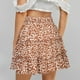 thumbnail image 2 of Faldas Para Mujer Falda Corta Casual Vintage Cintura Alta Estampado Floral Playa Volantes Odeerbi  ODB138786, 2 of 8