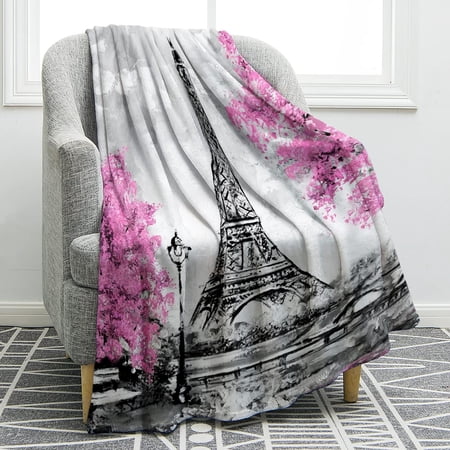 Eiffel Tower Blanket Paris City Landscape Art Print Throw Blanket Lightweight Cozy Soft for Kids Woman Teens Gift 60 x80 Eiffel Tower Blanket Paris City Landscape Art Print Throw Blanket Lightweight Cozy Soft for Kids Woman Teens Gift 60 x80