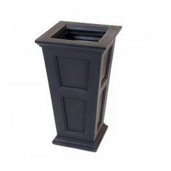 Fairfield Tall Planter - Black