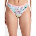 thumbnail image 2 of Peanuts Women's Thong Panties, 3-Pack, Sizes S-XXL, 2 of 6