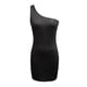 thumbnail image 2 of Gibobby Vestidos cortos Wonen Lentejuelas Sexy N Mujer Negro Retro Elegante Vestido Fiesta Culb（Negro， S), 2 of 5