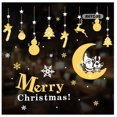 thumbnail image 2 of 32 Options Christmas Wall Stickers Window Decals Santa Xmas Decor Diy Reusable, 2 of 2