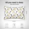 thumbnail image 2 of Silk Pillow Case for Hair And Skin Queen - Mallard Ducks Cooling Sleep Throw Pillow Covers Standard Size 20x30in, comfort Satin Pillowcase with Zipper for Women Men, 2 of 7