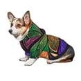 thumbnail image 7 of Honeii Multicolored Beautiful Flower1 Print Small Dog Hoodies Pet Hooded Sweatshirts Fall Winter Puppy Cat Sweaters Warm Clothes for Small Dogs Outfits Costume-Small, 7 of 7