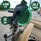 thumbnail image 5 of Sierra de Inglete 10' Metabo HPT 15 Amp Compuesta, 5 of 7