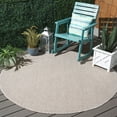thumbnail image 2 of SAFAVIEH Sisal All-Weather Delroy Solid Indoor/Outdoor Area Rug, Natural/Ivory, 6'7" x 6'7" Round, 2 of 8