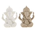 thumbnail image 1 of 2 piezas de gres a indio estatuilla de adorno de exhibición de estante de 12 cm Macarena Estatuilla Ganesha Arenisca, 1 of 7