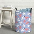 thumbnail image 7 of KLL Cartoon Poodle Dog Waterproof Foldable Laundry Hamper Bucket with Handles for Storage Bin,Kids Room,Home Organizer (Medium ), 7 of 7