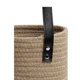 thumbnail image 3 of Cesta de almacenamiento colgante Rojo Verde yute contenedores tejidos con asas decorativas, 3 of 4