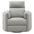 thumbnail image 3 of ACME Sagen Recliner W/Swivel & Glider, Gray Leather Aire, 3 of 7