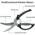 thumbnail image 2 of Tijeras para aves de CORRAL YONGSHENG tijeras de cocina resistentes para cortar huesos a prueba de óxido, 2 of 5