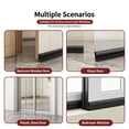 thumbnail image 4 of Door Draft Stopper for Bottom of Door,Premium Door Sweep for Bottom of Door,Weather Stripping Door Seal (Save Energy ,installed Quickly and Easily) Door Strip, 4 of 8