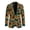 Sunflower Pattern, variant on Uourmeti Sunflower Pattern Polyester Men's Business Suit Jacket with Solid, Regular Fit Lightweight Mens Suit for Summer