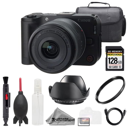 Canon EOS R50 V with 14-30mm f/4-6.3 Lens + 128GB + Bag+ UV Filter- Basic Kit (International Version)
