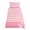 Pink, variant on 3 Piece Twin Sheet Set Orange Anchor Sheets Set for Twin Size Bed, Breathable Soft Microfiber Bed Sheets Cooling Modern Nautical White Geometric Stripes Fitted Sheet Deep Pocket, Pillowcases