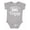 AC-Heather Grey, variant on Promoted to Big Cousin Boys or Girls Baby Bodysuit