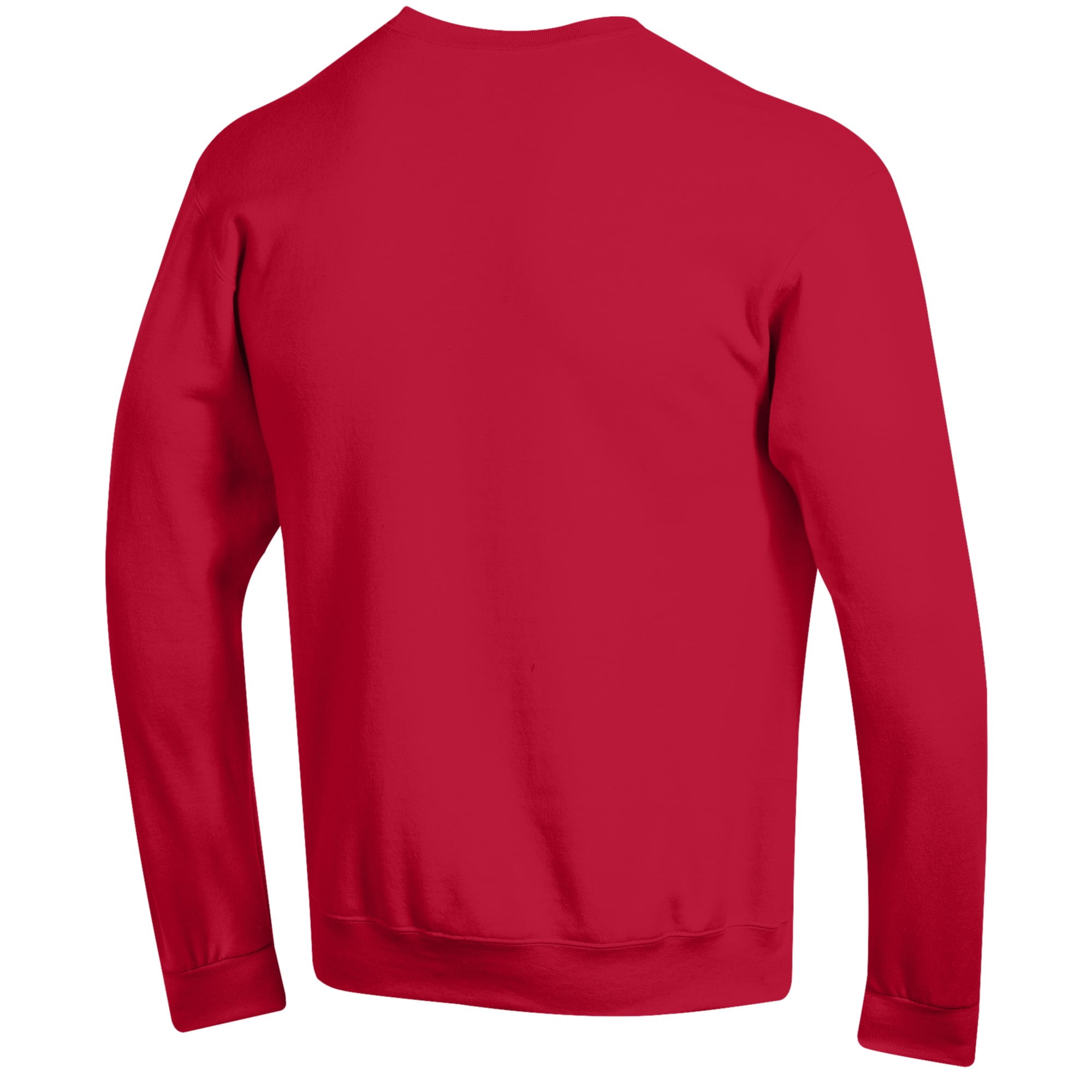 Men's Champion  Scarlet Rutgers Scarlet Knights Track & Field Stack Powerblend Pullover Sweatshirt