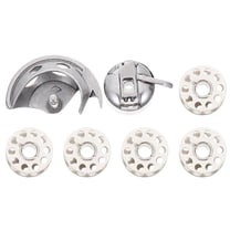 PAMINGONO Line Craft Bobbin Sewing Machine Spools Silver Prevent Tangling Home Sewing 1 Set