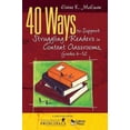 thumbnail image 2 of 40 Ways To Support Struggling Readers In Content Classrooms, Grades 6-12, Hardcover, 2 of 3