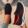 thumbnail image 6 of CAIXAI Walking Shoes for Women Orthopedic Dress Shoes for Women Lightweight Knit Upper Embroidery White Sneakers for Women Walking Anti-Skid Adjustable Upper Mary Jane Flats Hands-Free Barefoot Shoe, 6 of 6