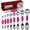 Pink, variant on NEXTOP Magnetic Measuring Spoons 9-pcs, Stainless Steel, Stackable, Measuring Teaspoon Set