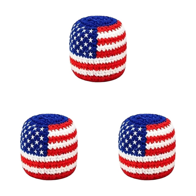 YWIYIUD 3PCS 2.36inch Portable and Durable Interactive Toys for Party Sports Activities Coordination Training and Stress Reliefing Reusable Colorful KnittedBalls for Teens and Beginners