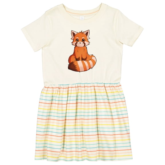 Inktastic Red Panda T-shirt Girls Toddler Dress
