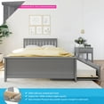 thumbnail image 2 of Max & Lily Full Size Bed Frame with Trundle, Solid Wood Platform Bed with Storage, 2 of 8