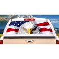 thumbnail image 1 of SignMission P-30-America Strong Signmission America Strong Rear Window Graphic Truck View Thru Vinyl Decal, 1 of 6