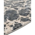 thumbnail image 6 of Unique Loom Oasis Collection Area Rug - Breeze (5' x 8' Oval Gray/Ivory), 6 of 7