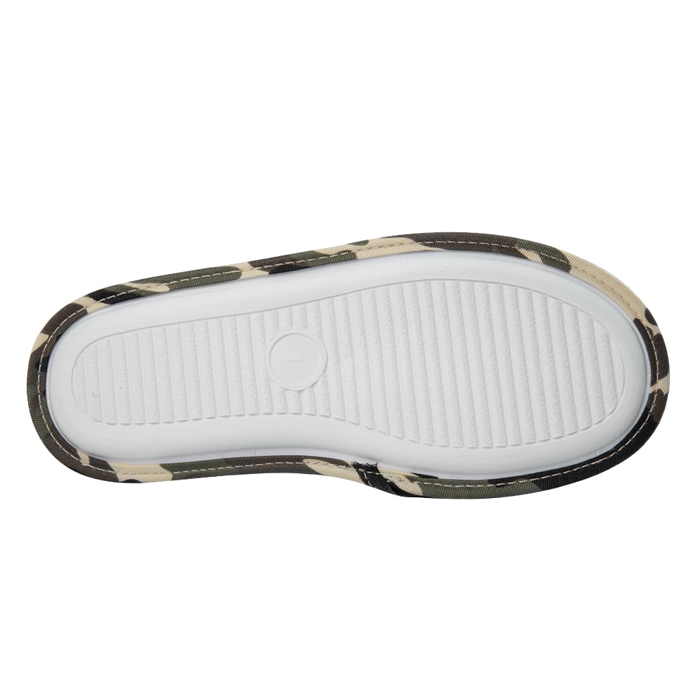 Lightweight Women’s Camouflage Memory Foam Slippers with Arch Support