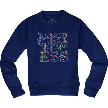 Girls' Fleece Crew Sweatshirt