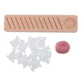 thumbnail image 2 of Embroidery Floss Bobbin Rack, Exquisitely Polished Embroidery Floss Bobbin Wooden Inserts With 12pcs Floss Bobbin For Craft, 2 of 8