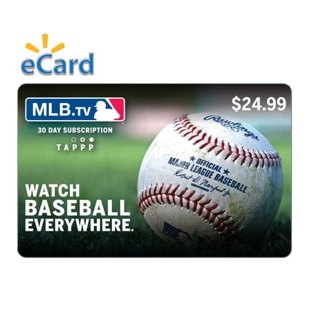 Mlb.tv Gift Card - Valid For 2019 Season (Email Delivery) - Walmart.com