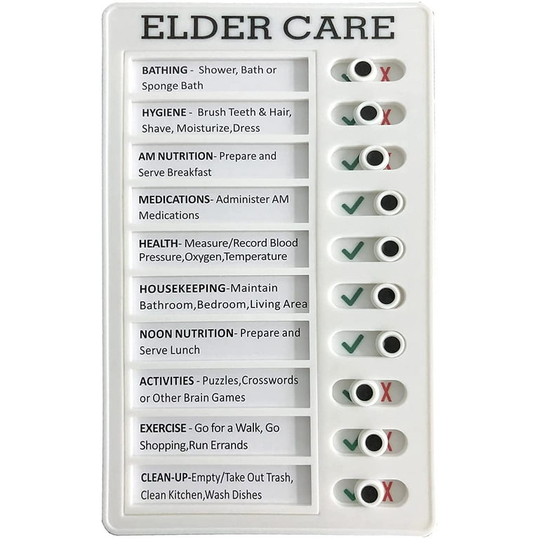 Chore Chart Memo Checklist Board, Reusable Daily to Do List Planner Check  List Chore Board for Kids, RV Checklist My Chores Elder Care Checklist for  Form Good Habit 