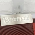 thumbnail image 5 of MLINS Stainless Steel Seat Reservation Cards for Wedding Use Silver Color Adds 6255628, 5 of 8