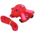 thumbnail image 5 of Juego de arnés y correa elegante para conejos para mascotas pequeñas, nailon duradero para tirar de mascotas, caminar, rojo, L, 5 of 5