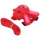 thumbnail image 5 of Juego de arnés y correa elegante para conejos para mascotas pequeñas, nailon duradero para mascotas que tiran de caminar, color rojo S, 5 of 5
