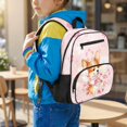 thumbnail image 2 of KUIFORTI Blossom Dog Toddler Backpack Kids School Bag with Side Pockets Adjustable Straps Breathable for Preschool Kindergarten Back to School Supplies Gifts, 2 of 7