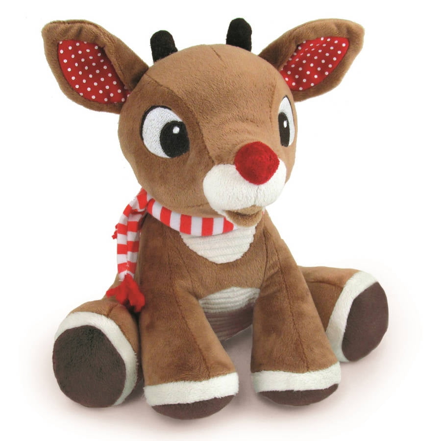 small rudolph stuffed animal