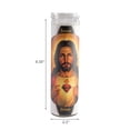 thumbnail image 3 of Bougie Religieuse Blanche Non Parfumée Jésus - Ensemble de 6, 3 of 4