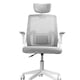 thumbnail image 3 of Silla giratoria de escritorio Blackbox ergonómica blanca, 3 of 3